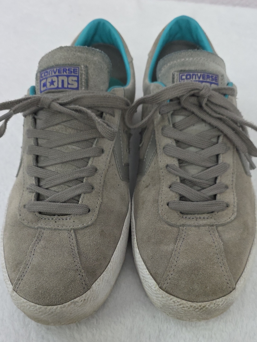 Converse CONS Breakpoint Pro Suede Sneakers Gray Blue Size 12